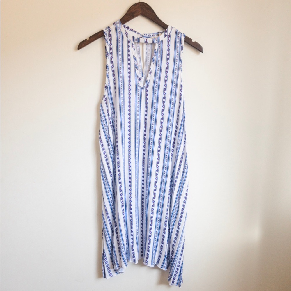 Elan Blue and White Dress